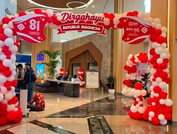 Sambut HUT ke-81 RI, BRI BO Sudirman Semanggi Semarakkan Kantor dengan Dekorasi Nuansa Merah Putih