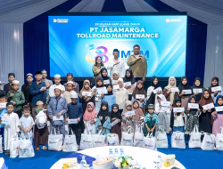 Rayakan HUT ke-38, PT Jasamarga Tollroad Maintenance Berbagi Kebahagiaan dengan 50 Anak Yatim Piatu