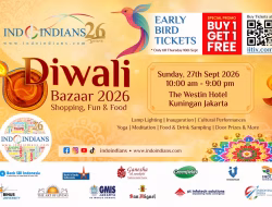 Satu Bulan Menuju Indoindians Diwali Bazaar 2026, Tiket Early Bird Buy 1 Get 1 Free Resmi Dibuka