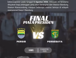 Jelang Final Piala Presiden 2026, KAI Daop 2 Bandung Imbau Pelanggan Datang Lebih Awal ke Stasiun