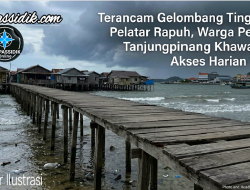 Ancam Keselamatan Warga, Ketua RT Pelatar 1 Tanjungpinang “Indra Utama” Minta Pemerintah Segera Benahi Infrastruktur Pesisir