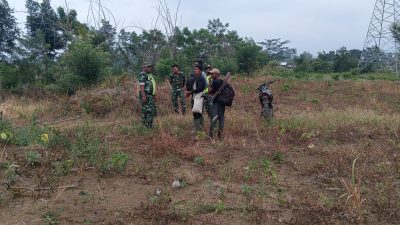 Patroli Karhutla Koramil 04/PRG, Jaga Wilayah Pintu Rime Gayo Tetap Aman Dari Api