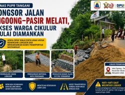 Dinas PUPR Tangani Longsor Jalan Cigoong–Pasir Melati, Akses Warga Cikulur Mulai Diamankan