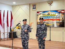 Danlanal Ranai Kukuhkan Jabatan Pasintel, Dandenpomal, dan Komandan KAL Pulau Bungaran
