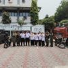 Kodim 0502/JU Kerahkan Water Canon Bersihkan Jalanan Dan SMAN 41 Dari Debu Vulkanik