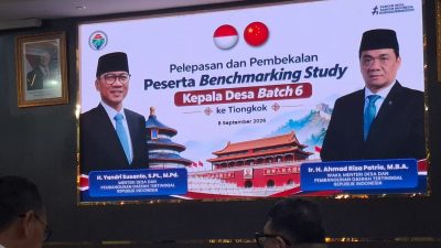 20 Kepala Desa Se-Indonesia Ikuti Benchmarking Study Batch 6 ke Tiongkok, Banten Kirim 7 Perwakilan