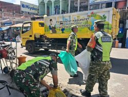 TNI Peduli Lingkungan, Kodim 0119/BM Gelar Aksi Bersih Sampah Sambut HUT TNI ke-81