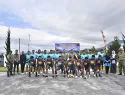 Semarakkan HUT TNI ke – 81 Kodim 0119/BM Gelar Pertandingan Bola Voly Antar pelajar