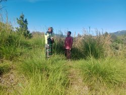 Antisipasi Karhutla, Babinsa Koramil 02/Bebesen Sosialisasikan Mitigasi kepada Masyarakat Aceh Tengah