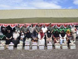 HUT ke-81 TNI, Dandim 0119/BM Wujudkan Kepedulian Melalui Baksos Kesehatan Kepada Warakawuri