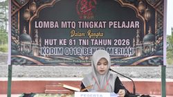 *HUT ke-81 TNI, 39 Siswa/i Meriahkan Ajang Perlombaan MTQ Tingkat Pelajar Se-Kabupaten Bener Meriah*