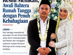 Ovi dan Sintya Bella Resmi Menikah, Awali Bahtera Rumah Tangga dengan Penuh Kebahagiaan
