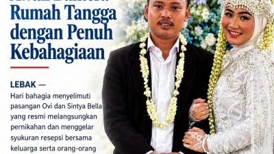 Ovi dan Sintya Bella Resmi Menikah, Awali Bahtera Rumah Tangga dengan Penuh Kebahagiaan