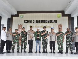 Sinergi TNI-Polri Diperkuat, Dandim 0119/BM Terima Kunjungan Kapolres Bener Meriah