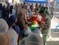 Kodim 0106/Aceh Tengah Gelar Bazar Pasar Murah Sambut HUT ke-81 TNI