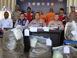 Polres Aceh Tengah Bongkar Peredaran 22,8 Kilogram Ganja, Dua Tersangka Diciduk, 45.728 Jiwa Terselamatkan