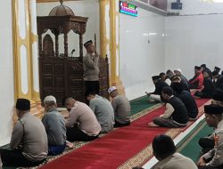 Subuh Keliling Polres Bener Meriah di Pante Raya, Ajak Masyarakat Jaga Kamtibmas dan Lindungi Generasi Muda