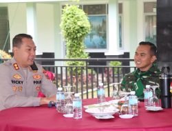 Perkuat Sinergitas TNI-Polri, Kapolres Bener Meriah Silaturahmi ke Batalyon 114/SM dan Brigif TP 47 Amanremu