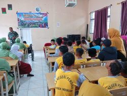 Peduli Pendidikan, Danramil 02/Wps Bersama Persit Ranting 3 Pererat Silaturahmi Dengan Siswa/i SDLB