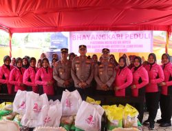 Bhayangkari Peduli, 1.000 Paket Bantuan Disalurkan dan Instalasi Air Bersih Diresmikan