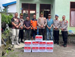 Kapolres Bener Meriah Salurkan Bantuan untuk Korban Puting Beliung di Kecamatan Bukit