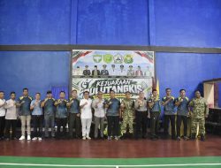 *Semarak HUT ke-81 TNI, Kodim 0119/BM Gelar Kejuaraan Bulutangkis di Bener Meriah*
