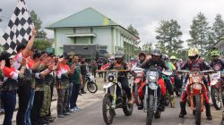 Semarakkan HUT ke-81 TNI di Bener Meriah, Kapolres Bener Meriah Ikut Pembukaan BMTA IV Trail Kebangsaan