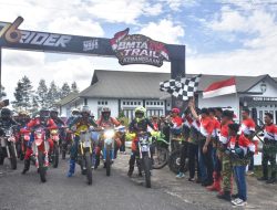 *Dandim 0119/BM Bersama Forkopimda Lepas 435 Rider BMTA IV Trail Kebangsaan, Meriahkan HUT TNI ke-81 Di Kabupaten Bener Meriah*