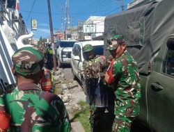 Antisipasi Luapan Air Di Musim Hujan, TNI-Polri Kompak Bersihkan Drainase Di Kecamatan Bandar