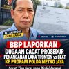 BBP Laporkan Dugaan Cacat Prosedur Penanganan Laka Tronton vs Beat ke Propam Polda Metro Jaya, Soroti Tiga Surat yang Dinilai Janggal