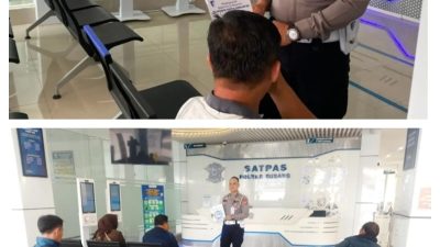 PERKUAT EDUKASI, SATPAS POLRES SUBANG URUS SIM TAK PERLU LEWAT CALO