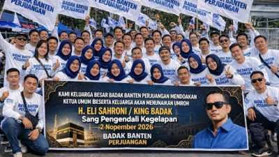 Keluarga Besar Badak Banten Perjuangan Doakan H. Eli Sahroni Berangkat Umrah, Wujud Kebersamaan dan Rasa Syukur