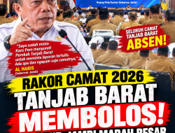 Rakor Camat Tahun 2026 Se-Provinsi Jambi, seluruh Camat Se-Tanjab Barat Kompak Membolos!!
