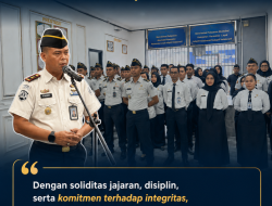 Pimpin Apel Perdana, Karutan Batam Tekankan Kerja dengan Hati dan Integritas