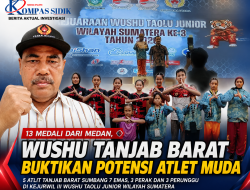 13 MEDALI DARI MEDAN, WUSHU TANJAB BARAT BUKTIKAN POTENSI ATLET MUDA