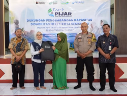 Dorong Inklusi & Kemandirian, PT Pelindo Sinergi Lokaseva Latih dan Bantu Disabilitas Netra di Semarang