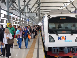 KA Srilelawangsa Tertemper Kendaraan di Perlintasan Resmi Terjaga Binjai, Perjalanan Kereta Tetap Aman
