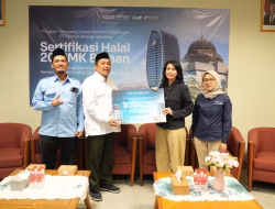 Dorong UMK Naik Kelas, PT Pelindo Sinergi Lokaseva Fasilitasi Sertifikasi Halal UMK Jakarta Utara