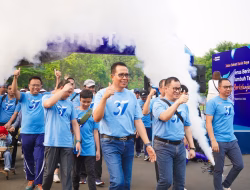 Rayakan HUT Ke-37, Bank Raya Hadirkan Pengalaman Raya Active melalui Jalan Sehat