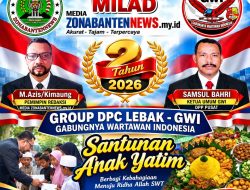 Anniversary ke-2, Media Zona Banten News dan GWI DPC Lebak Gelar Santunan Anak Yatim di Kampung Sikluk Masjid