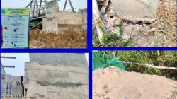 Abutment Jembatan Sei STI Kapuas Mengalami Retak Diduga Gunakan Material Campuran Beton Tidak SNI