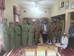 Sambut HUT TNI ke-81, Kodim 0119/BM Salurkan Bantuan Ke Dayah Raudatul Huda