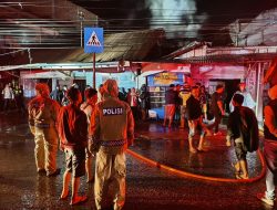 Polres Aceh Tengah Bergerak Cepat Tangani Kebakaran Dua Rumah di Kemili