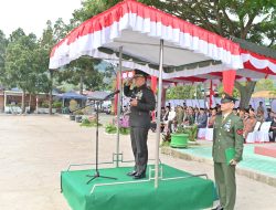 Dandim 0106/Aceh Tengah Pimpin Upacara HUT ke-81 TNI