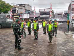 Curah Hujan Meningkat, Melalui Apel Pagi Danramil 01/Bandar Ingatkan Babinsa Tingkatkan Kewaspadaan