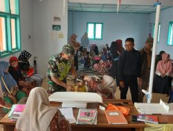 Wujud Kepedulian di Wilayah Binaan, Babinsa Hadir di Kegiatan Cek Kesehatan Bayi, Balita, Bumil dan Lansia