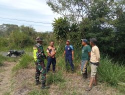 Pererat Kemanunggalan TNI dengan Rakyat, Babinsa Komsos Bersama Petani