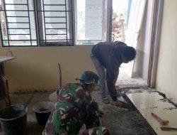 Babinsa Koramil 06/Jagong Perkuat Kemanunggalan TNI dan Rakyat Lewat Karya Bakti di Desa Paya Tungel