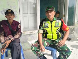 Hujan Picu Longsor di Desa Jerata Aceh Tengah, Babinsa dan Aparatur Desa Bahas Langkah Penanganan
