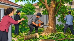 Tanaman Di Lahan Warga Komplek Perumahan Pluit Penjaringan Diduga Dirusak, Kasus Diadukan Ke Polisi